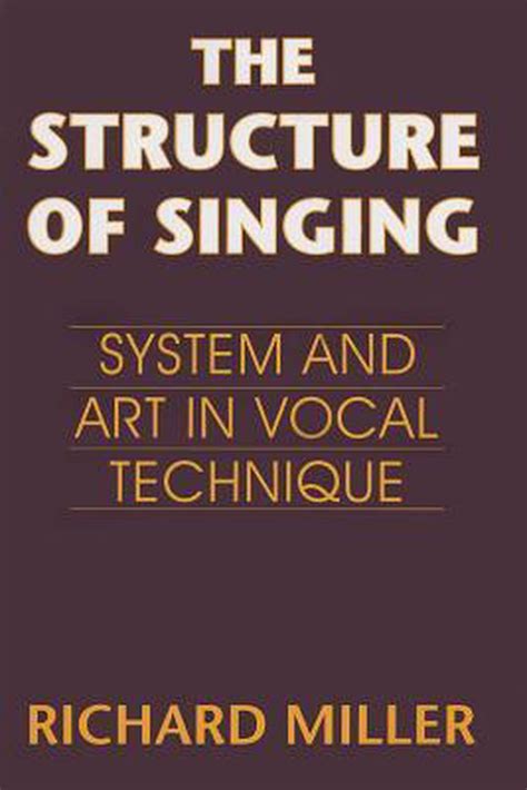 richard miller structure of singing pdf|The Structure of Singing : System and Art in Vocal Technique.